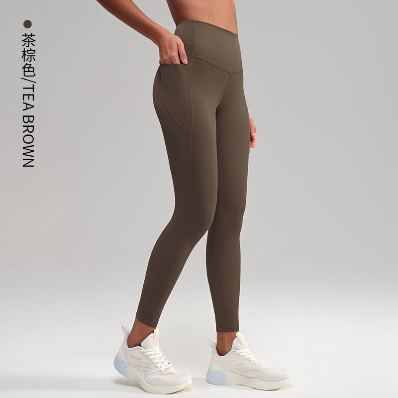 NT Women s High-Waisted Yoga Pants - Medium-Intensity, Bare-Feel, Butt-Lifting Fitness Tights Size 10