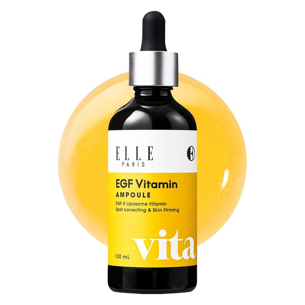ELLE PARIS EGF Vitamin Anti-Wrinkle & Brightening Ampoule, 100ml