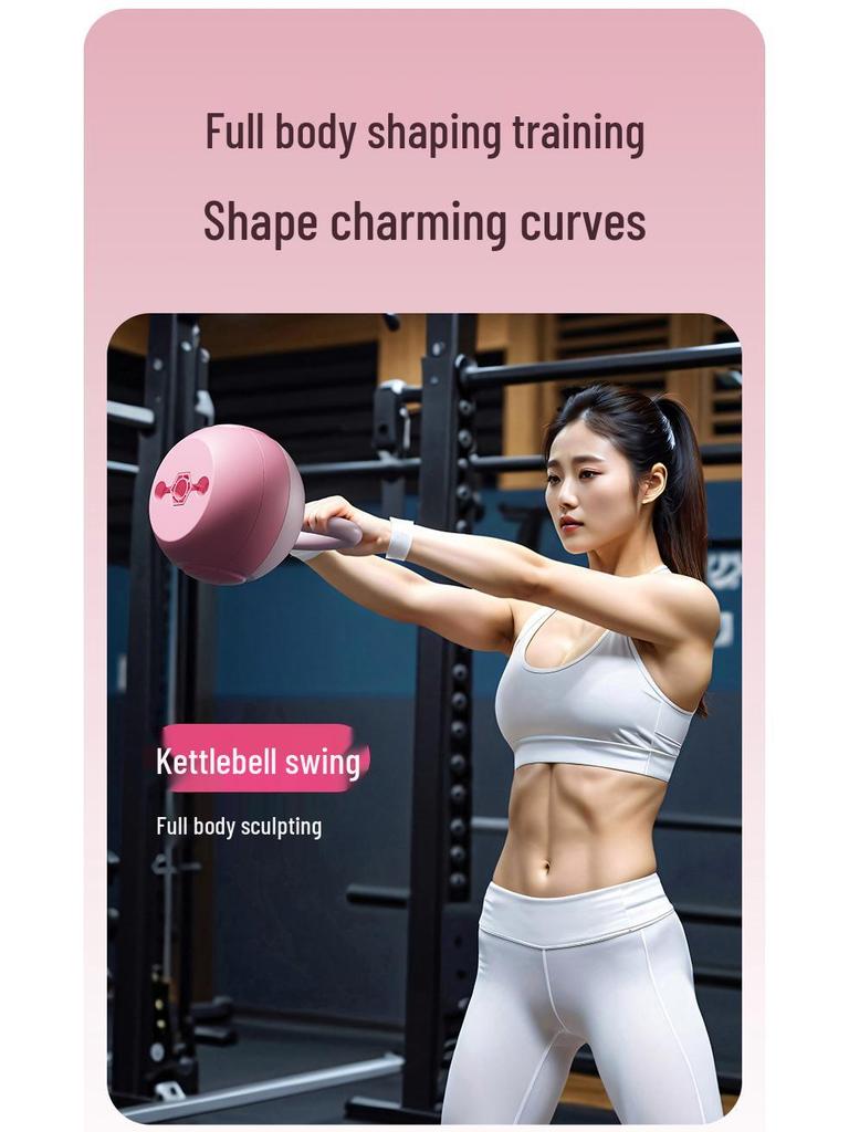 Regulowany kettlebell napełniany wodą do fitnessu dla kobiet i mężczyzn, 6 kg do 10 kg, idealny do odchudzania i kształtowania sylwetki.