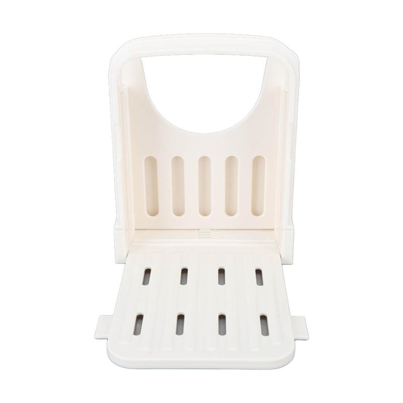 Folding Bread Cutter Toast Slicing Machine ABS Adjustable Loaf Cutting Guide For Home Baking Tools