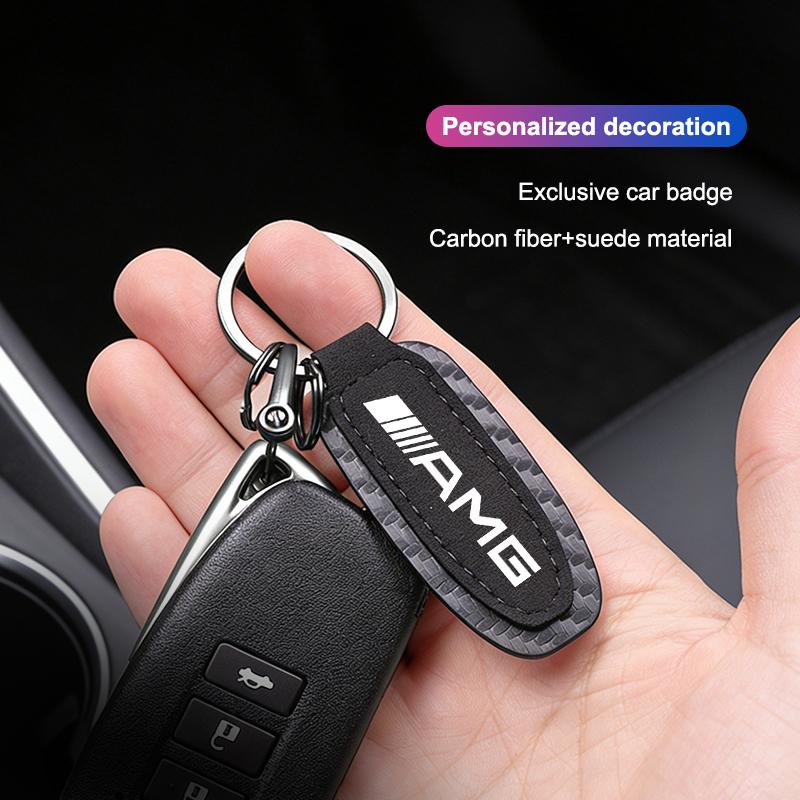 LVCF8 AMG Sleutelhanger Auto Embleem Decoratie Hanger Voor Mercedes Benz AMG GLC W223 W213 W206 W464 W247 W167 W166 W222 W205 W204 W177 W246