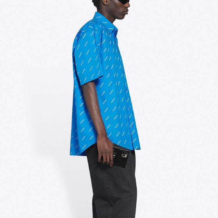 Balenciaga All Over Logo S/S Shirt Men's 534332TBL967560