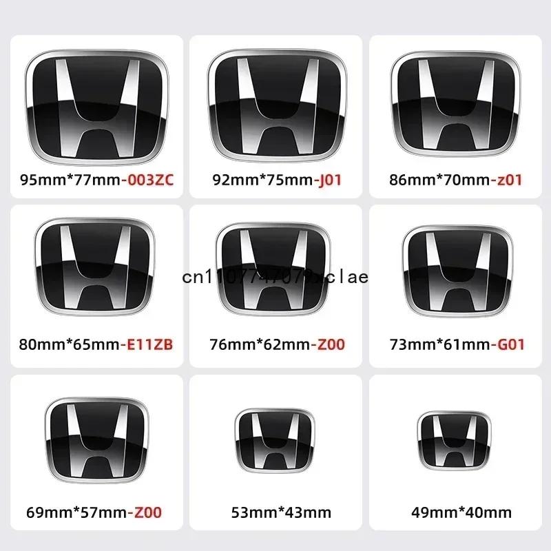 1pcs Car Front Head Hood Bonnet Emblem Rear Tail Bumper Logo For Honda Civic Fit Jazz Accord CRV HRV City Odyssey Accessories ahn256