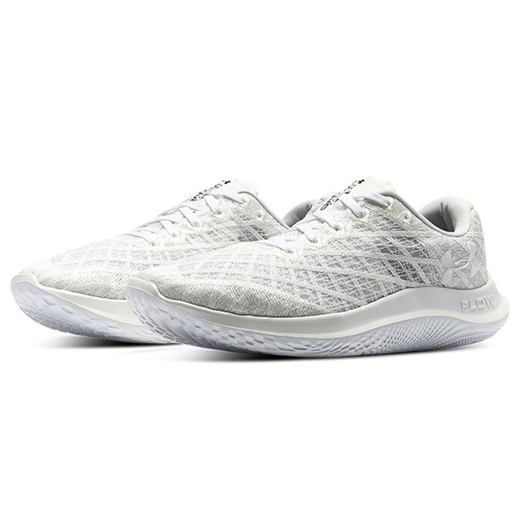 Under Armour Flow Velociti Wind Comfortable Fabric Low-Top Casual Running Shoes Men Sneaker Gray White 3025204-102