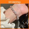Heart Shape Jewelry Bracelet With Cubic Zirconia For Women Gift