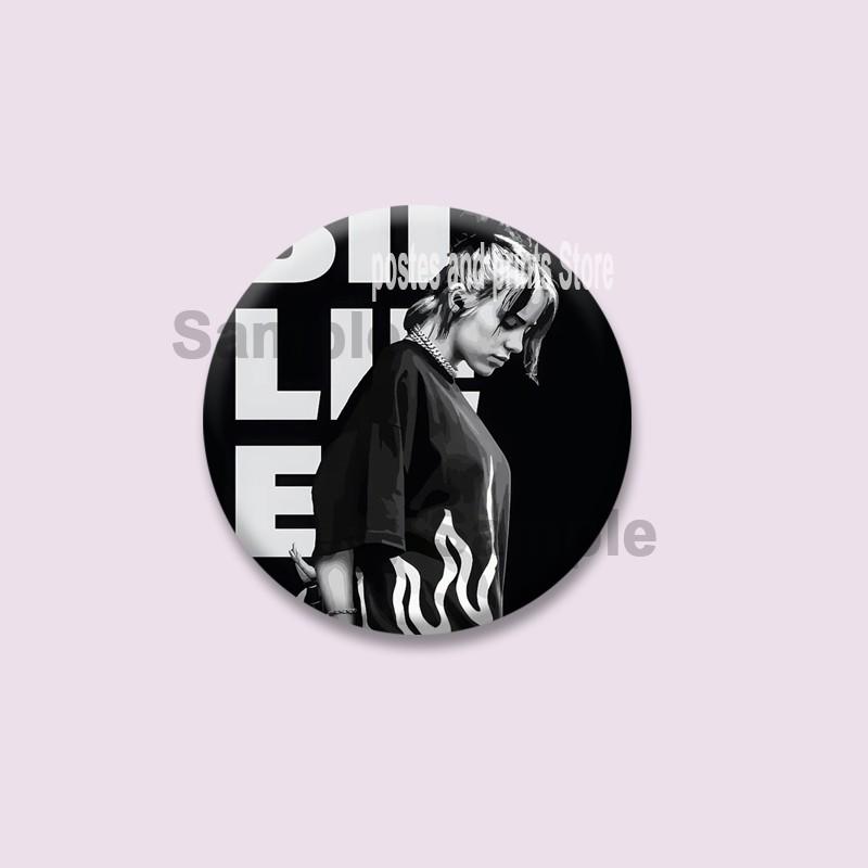 Creative Pop Albums Cover Lapel Pins Handmade Singer Round Brooch on Backpack Hat Jewelry Cosplay Badge Accessory Souvenir Gifts