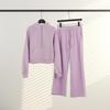 Women's Fleece Half-Zip Hoodie Set: Versatile for Yoga, Cycling, and Casual Wear.