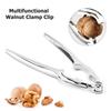 Stainless Steel Nutcracker Sheller Walnut Nut Cracker Accessories Pecan Chestnut Clip Kitchen G U5A9