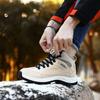 Couple Boots Outdoor Waterproof Hiking Hiking Boots Plus Size Plush Warm Comfort Casual Sneakers Ladies Walking Camping Shoes