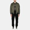 STONE ISLAND Solid Color Baseball Collar Zip Long Sleeve Pilot Jacket Men Jackets Green K1S154100004S0A21-V0054