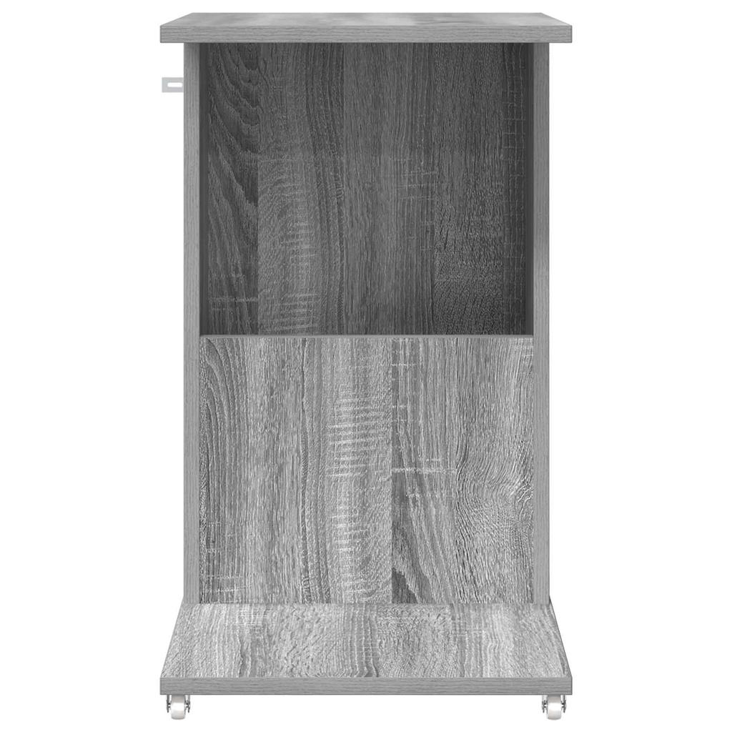 Side Table Grey Sonoma 40 x 35 x 60 cm Engineered Wood