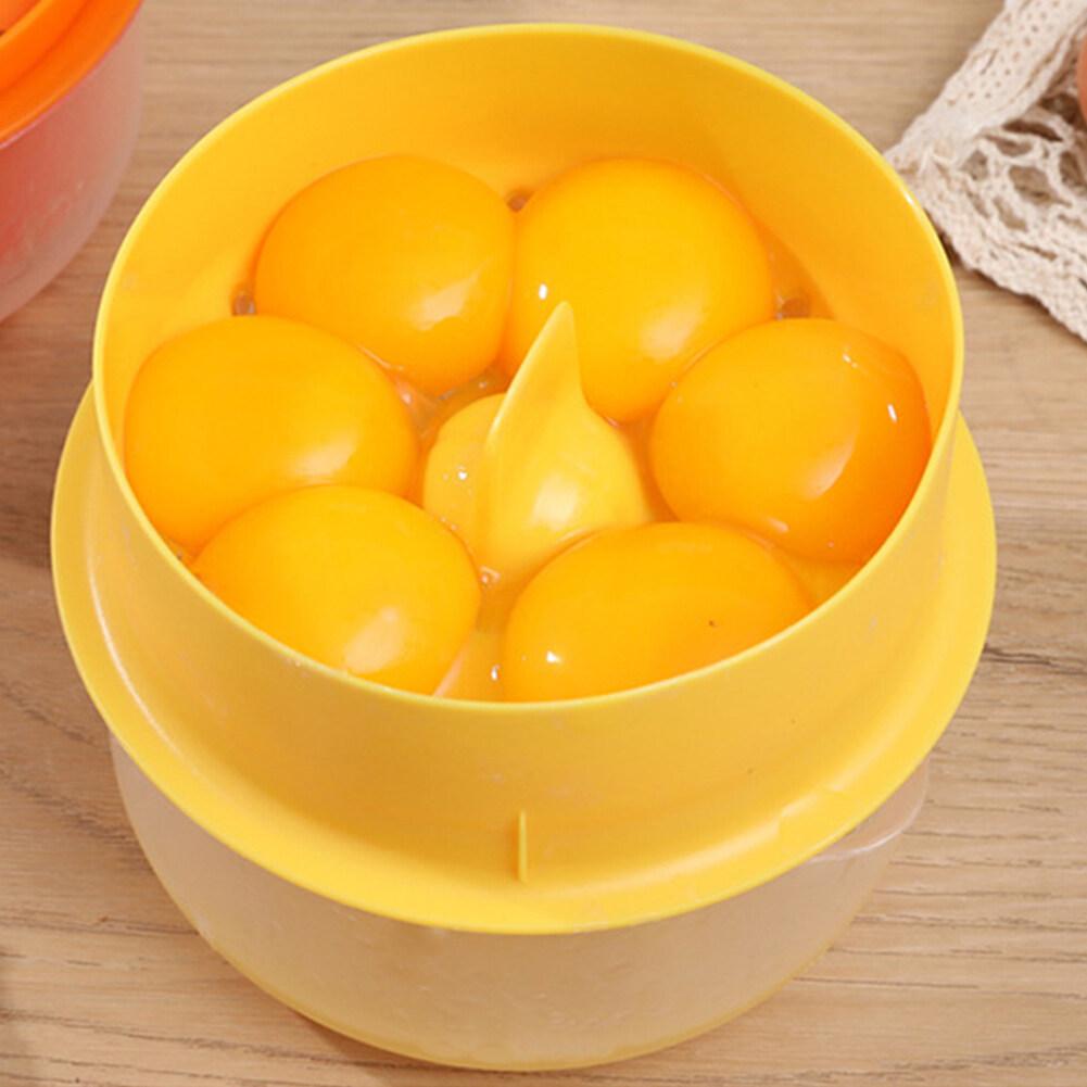 Household Egg Yolk Egg White Separator Food-Grade Plastic Egg White Filter Large-Capacity Portable Egg White Filter Kitchen Tool