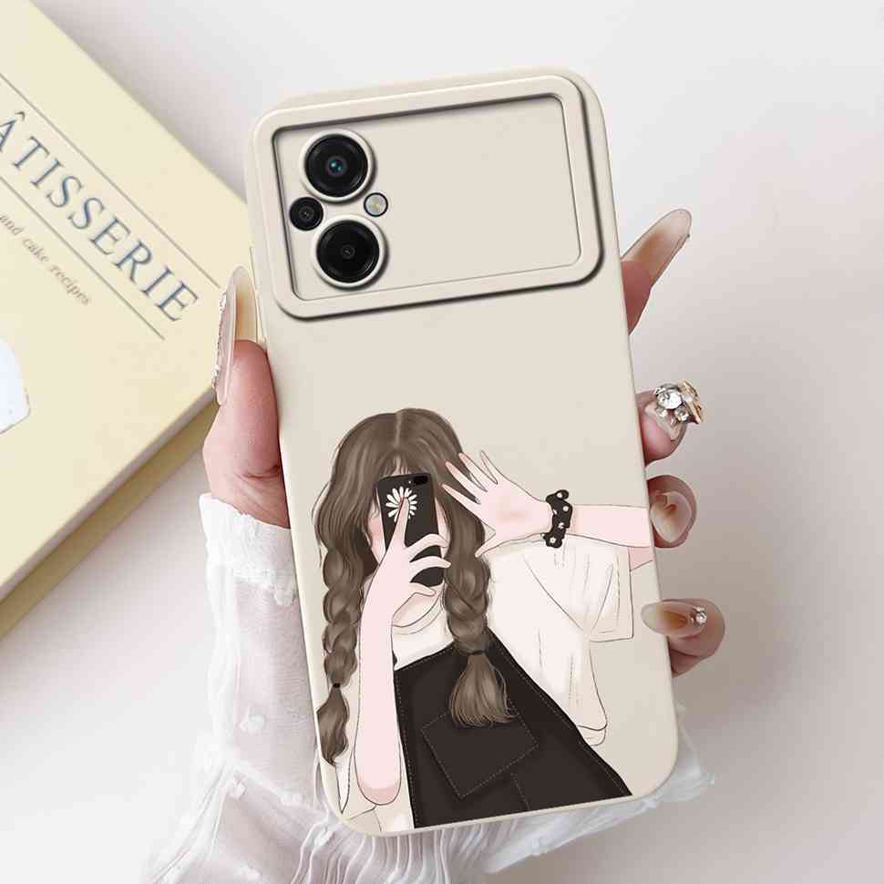 For Xiaomi Poco M5 4G Case Fashion Painting Flower Soft Silicone Back Cover For Xiaomi PocoM5 POCO M5 4G Shockproof Phone Cases