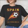 Unisex Unisex Graphic Spain Football 2026 Tee T Shirt Pure Cotton Tshirts Clothing