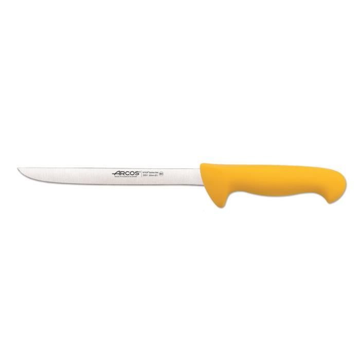 Couteau à fileter - ARCOS - Prof 295100 - Acier inoxydable NITRUM - Lame 20 cm - Ergonomique