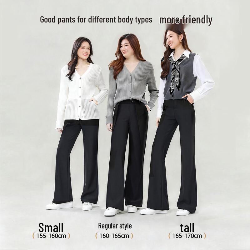 ESE-Y Women's High-Waist Micro Flare Commuter Pants