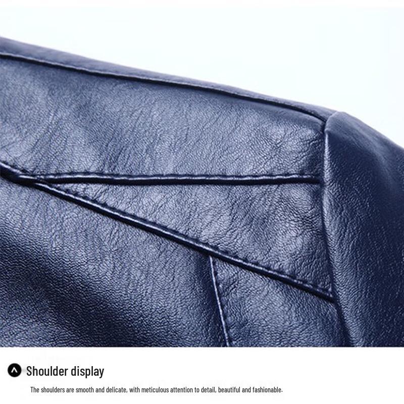 Pierre Cardin Men's Loose Fit Faux Leather Jacket