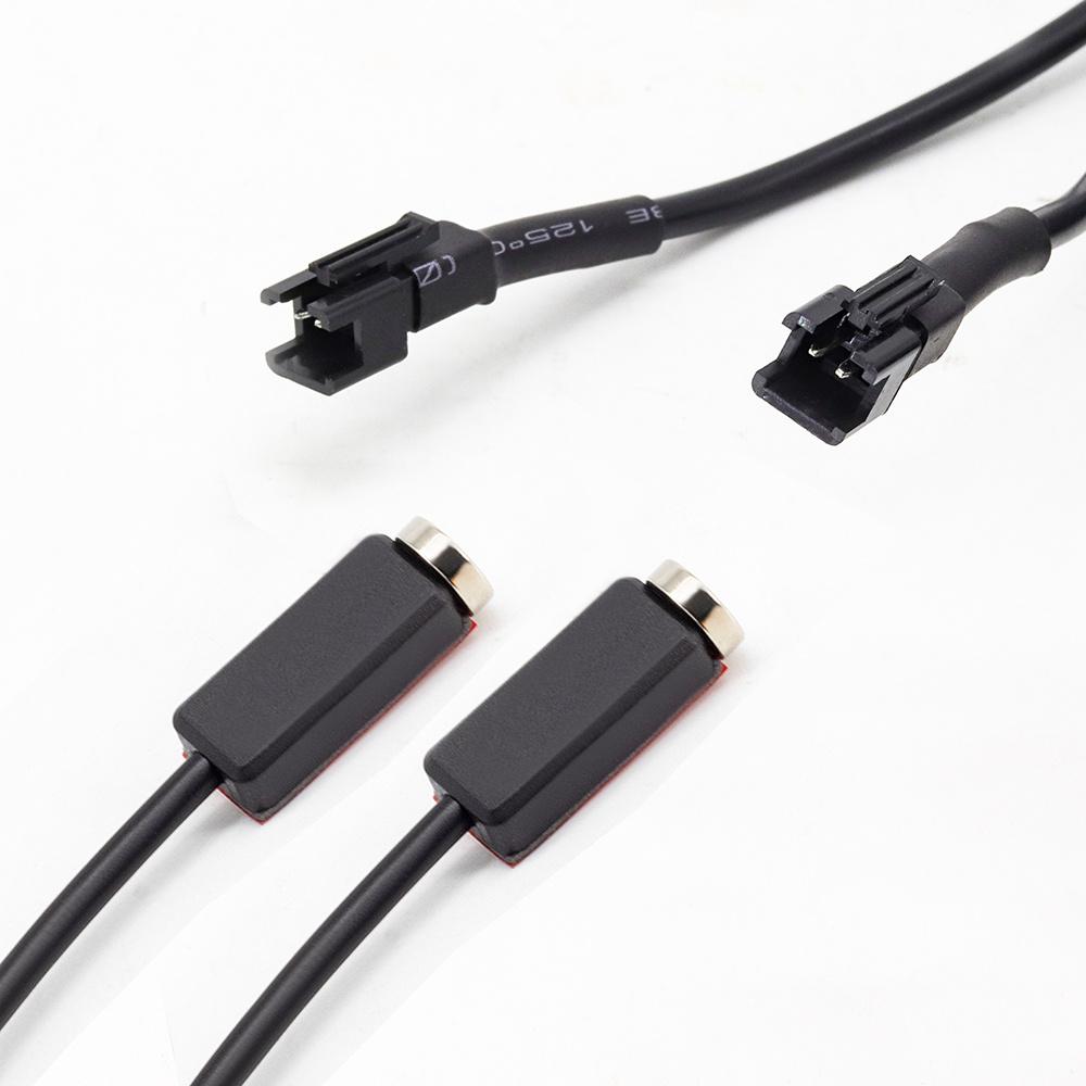 2 Pcs E-bike Brake Sensor Male 2Pin SM Connector For Electric Bike Cut Off Power
