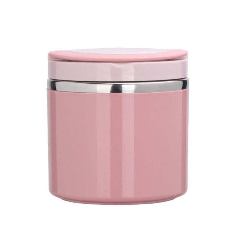 Thermos per Zuppa Contenitore per Alimenti Isolato Contenitore per Pranzo Bento Box per Alimenti Caldi Freddi Borraccia per Alimenti Acciaio Inossidabile Porta Pranzo con Manico