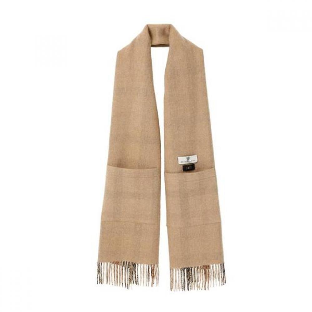 Daks Women S 100 caShmere Tartan Check Shawl Muffler Brown Dbmu0f833w2