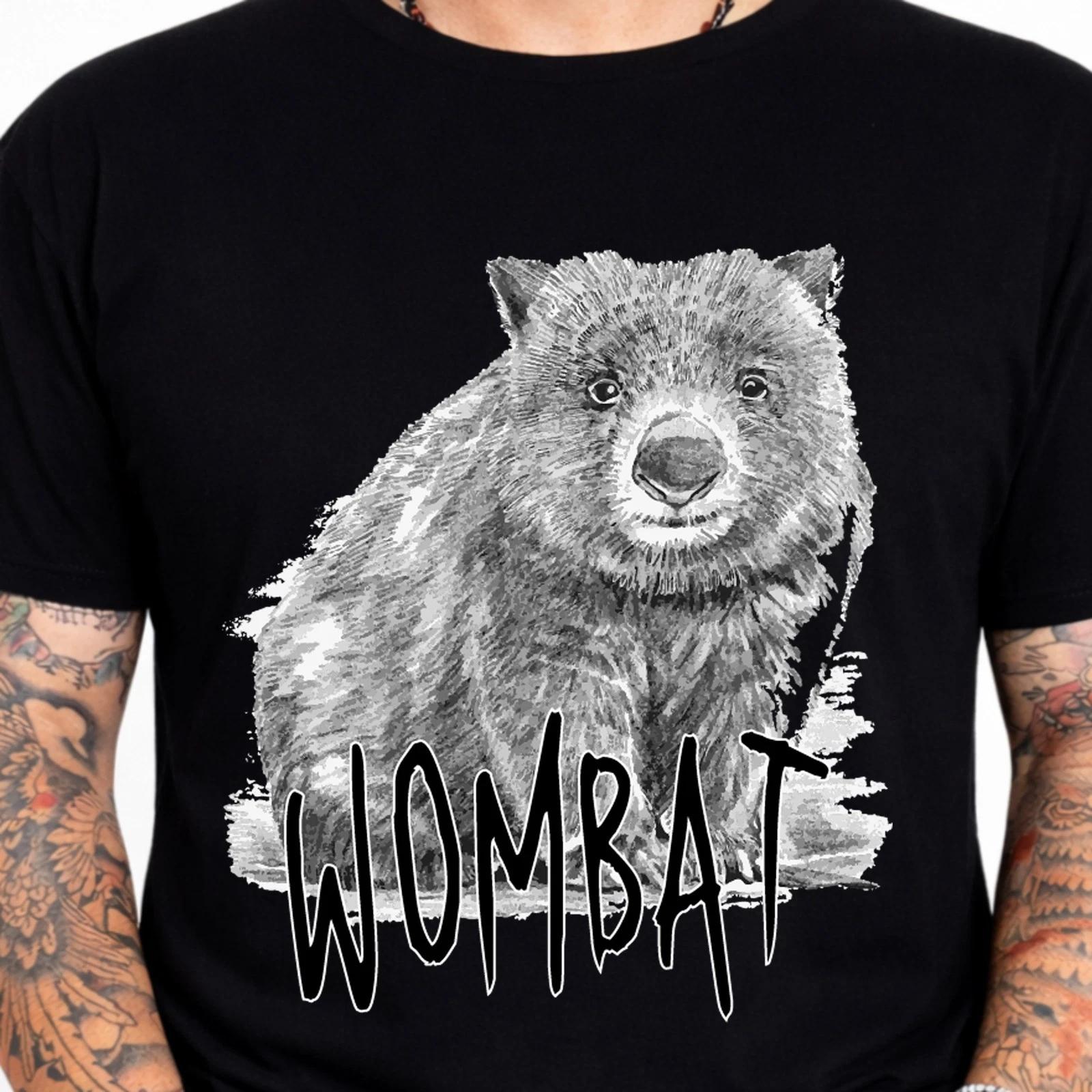Wombat Australian Wildlife Graphic Tee Cute Animal Lover Nature  Shirt. XL