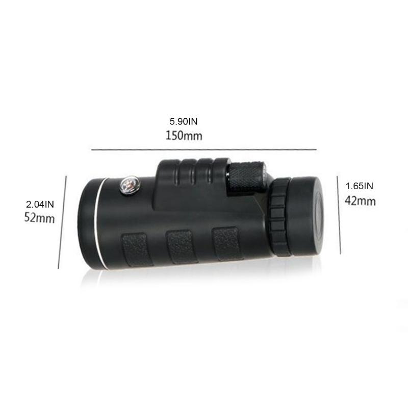Monocular Telescope 40X60 High Power HD Monocular with Smartphone Holder & Tripod Waterproof Monocular for Bird Watching
