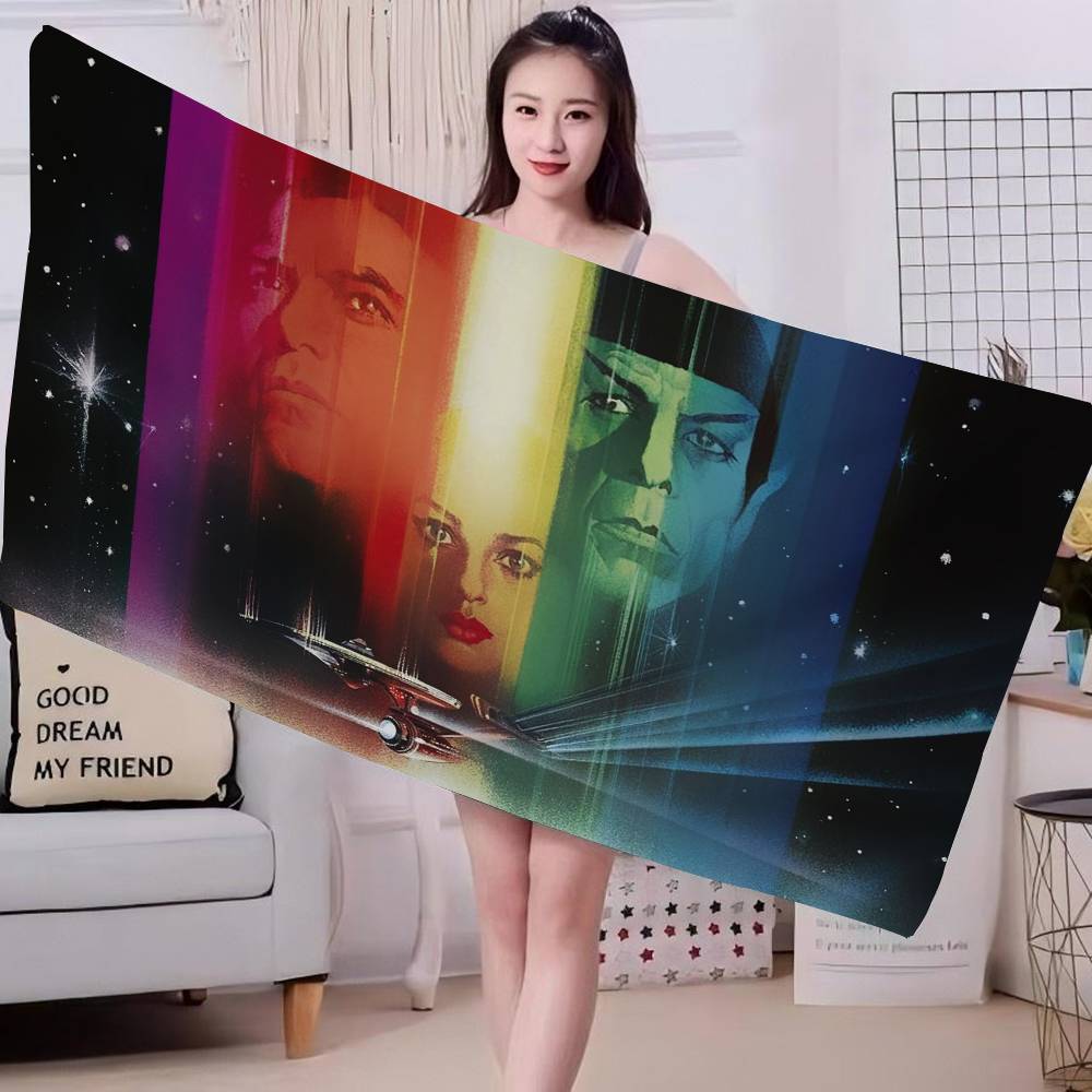 Star T-Treks Big Microfiber Beach Towels Quick Dry Towel Sand Beach Towels Pool Towel for Travel Swim Pool Yoga