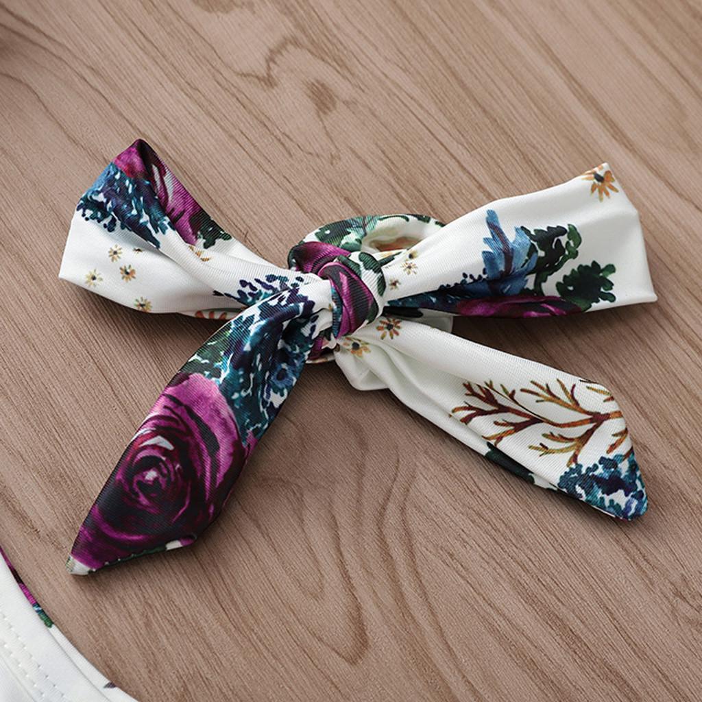 Toddler Copil Bebeluș Fete Floral Salopetă Body Outfit Bandă Haine Vară