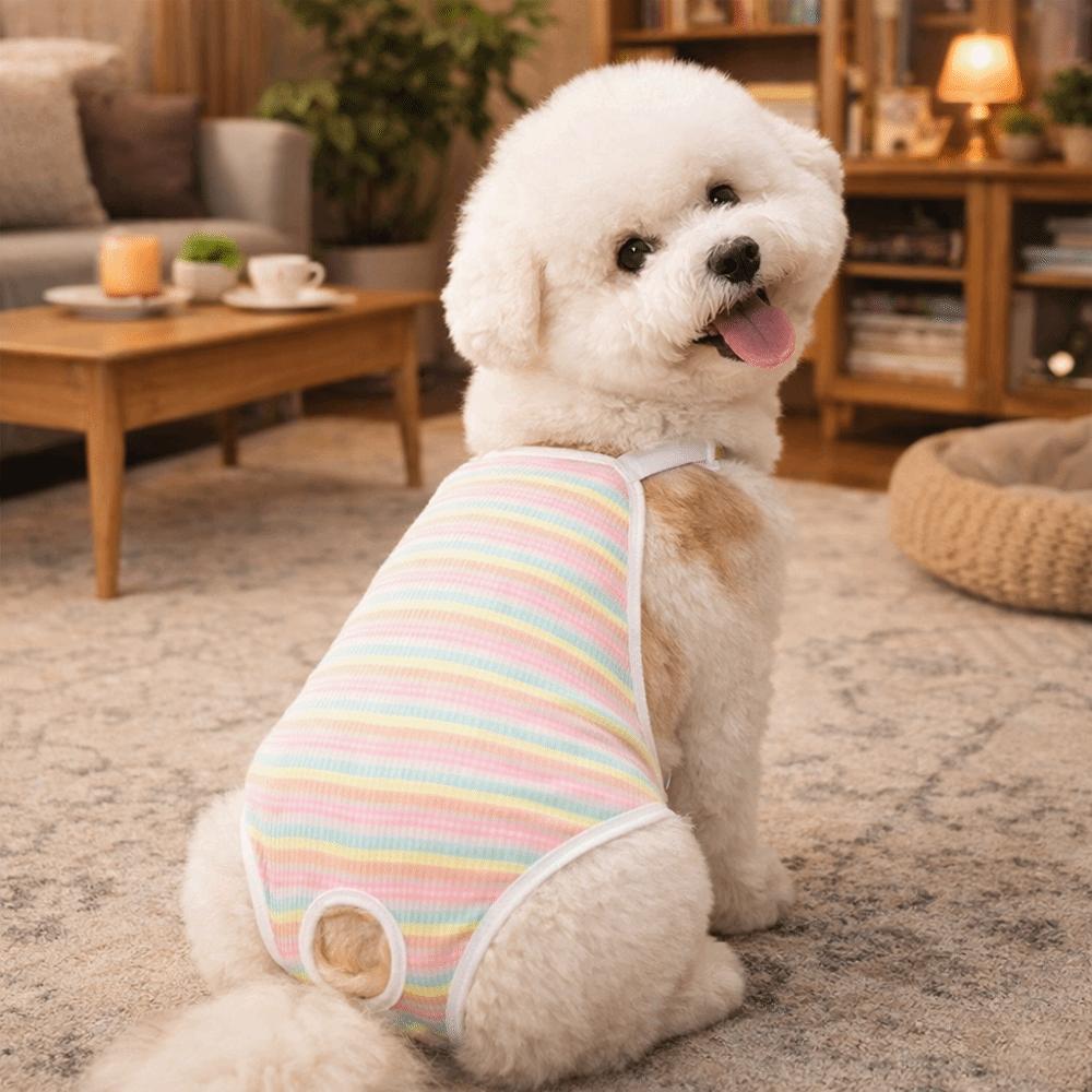 Adjustable Straps Pet Physiological Pants Breathable Dog Underwear Pet Safety Trousers Daily Wear