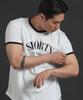 PHERMENON Muscle Fit Ringer Short Sleeve T-Shirt - White