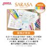 Zebra Sarasa Clip Gel Ballpoint Set of Pen, 0.7mm, Red, 5, P-JJB15-R5-AZ