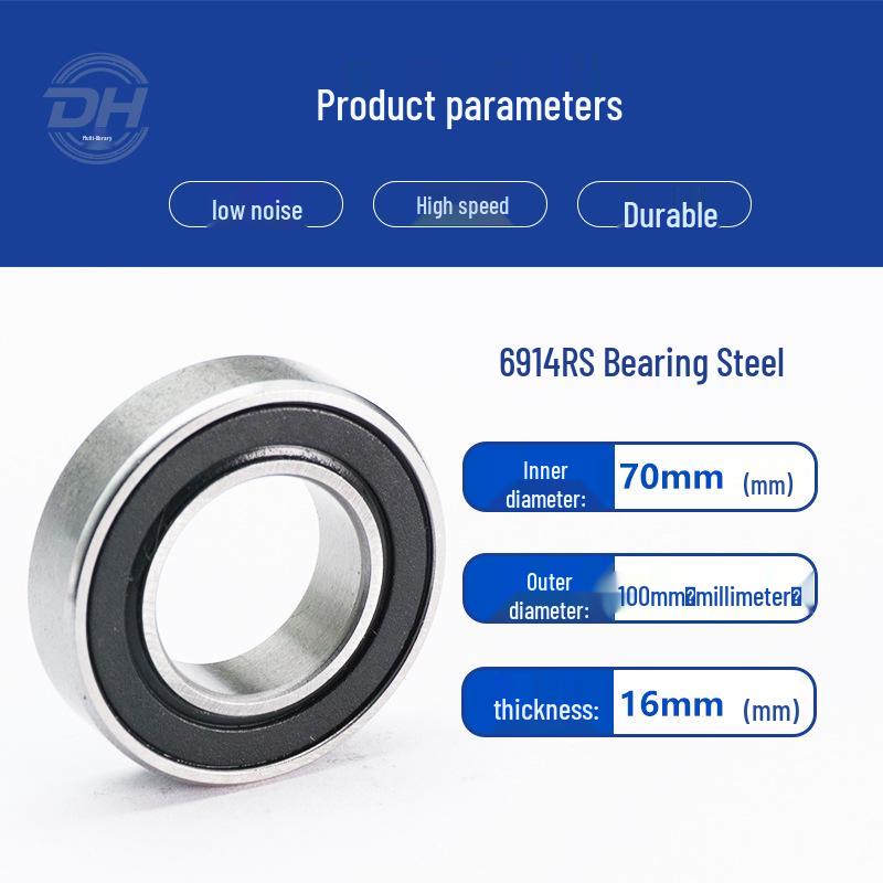 Ultra-Thin 6911-6919ZZ RS Deep Groove Ball Bearings