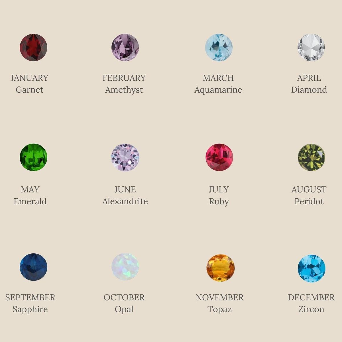 

Серьги-гвоздики с двенадцатью камнями по месяцу рождения Серьги-гвоздики с камнями по месяцу рождения Женские, вакуумное покрытие, 18-каратное золото, защита цвета August