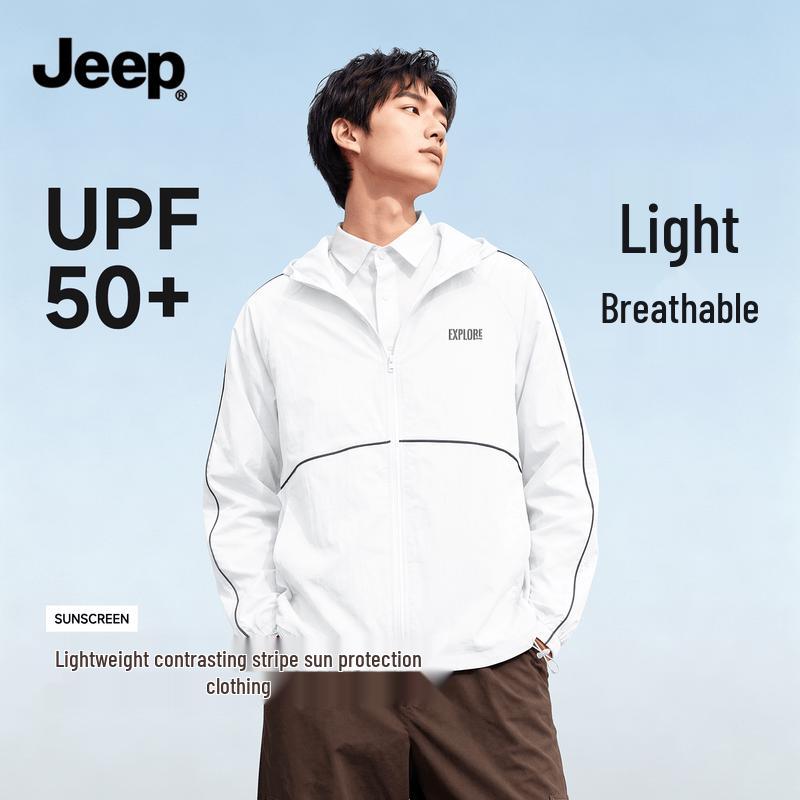 

JEEP Men s Lightweight Sun Protection Jacket M