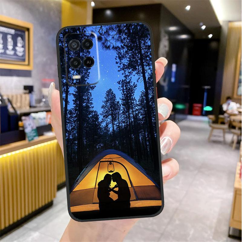 Camping Nature Case For Oppo A96 A76 A16 A17 A18 A60 A80 A40 A38 A58 A78 A98 A94 A74 A54 A15 A57 A77 A5 Pro