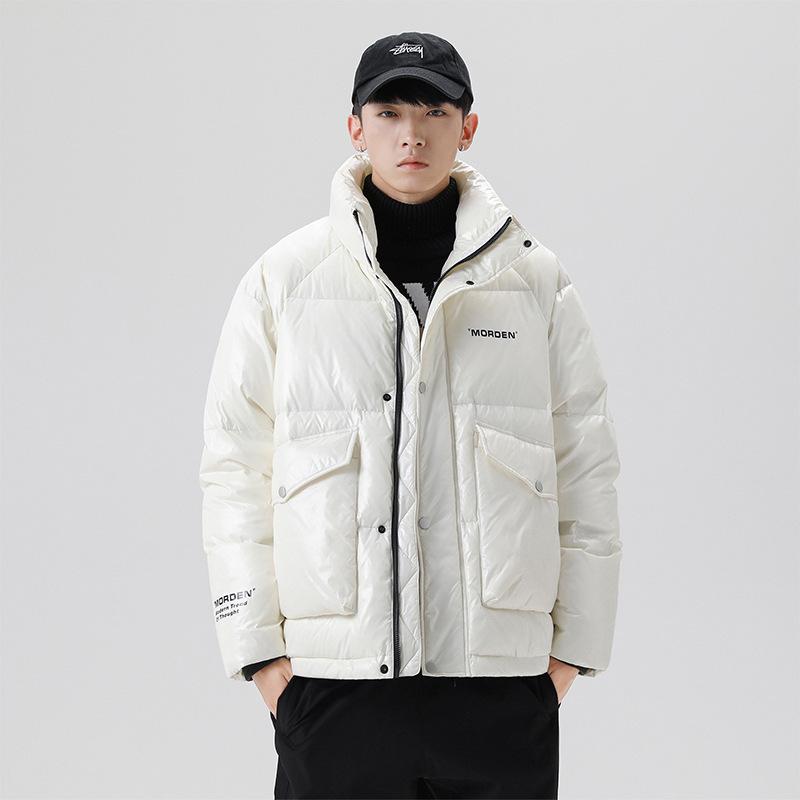 Fashion High-end Down Jacket Men's Down Jacket Short Thick White Duck Down Jacket Winter Trendy Men's Casual Jacket main image 0
