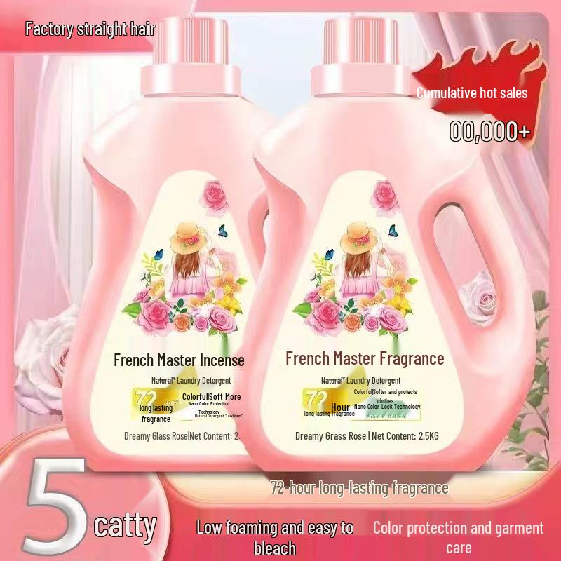 Master Laundry Detergent: Stain Removal, Long-lasting Fresh Scent, Practical 5-Wash Pack, 5 Jin