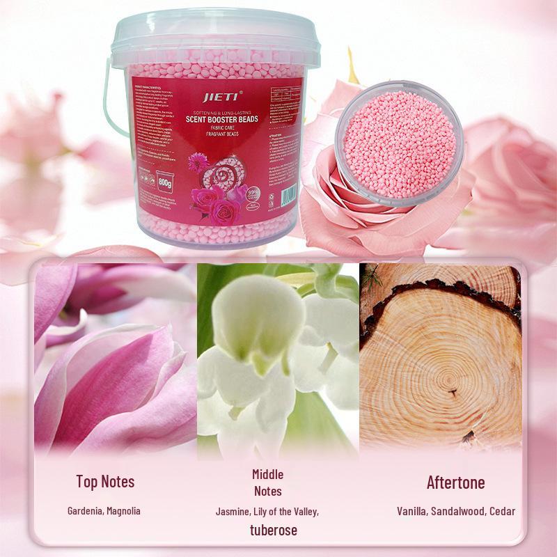 Jieti Long-Lasting Antibacterial Fragrance Beads, 800g Laundry Softener for Home.