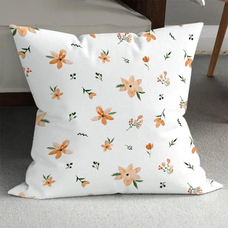 Spring Beautiful Pillowcase Abstract Floral  Living Room  Bed Sofa