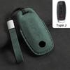 Suede Car Remote Key Case Cover Shell For Nissan Altima Maxima Rogue Armada Pathfinder Versa 3/4 Buttons Leather Car Key Bag
