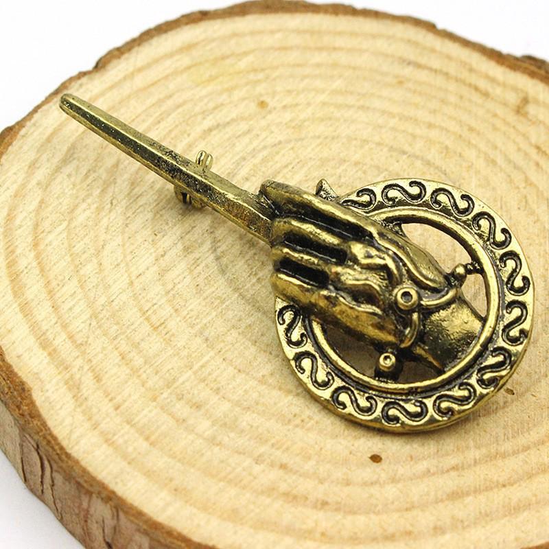 King's Hand Alloy Brooch Accessories