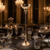 Flower Vase with Pedestal Elegant Stand Freestanding Vessel