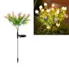 Garden Light Solar Powered Flower Shape Outdoor Yard Light Waterproof Scratch-Resistant Small Size Garden Lamp