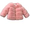 Baby Girls Faux Fur Coat Winter Children Girls Long Sleeve Christmas Jacket Warm Kids Girls Snow Coat Girls Outerwear Clothing