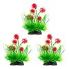 3PCSAquarium Decoration Fish Tanks Landscaping Simulation Artificial Plant Plastic Underwater Realistic Plant Aquarium