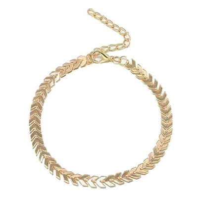Venda Boho Mulheres Sexy Descalço Seta Tornozelo Corrente Tornozeleira Pulseira Praia Pé Jóias
