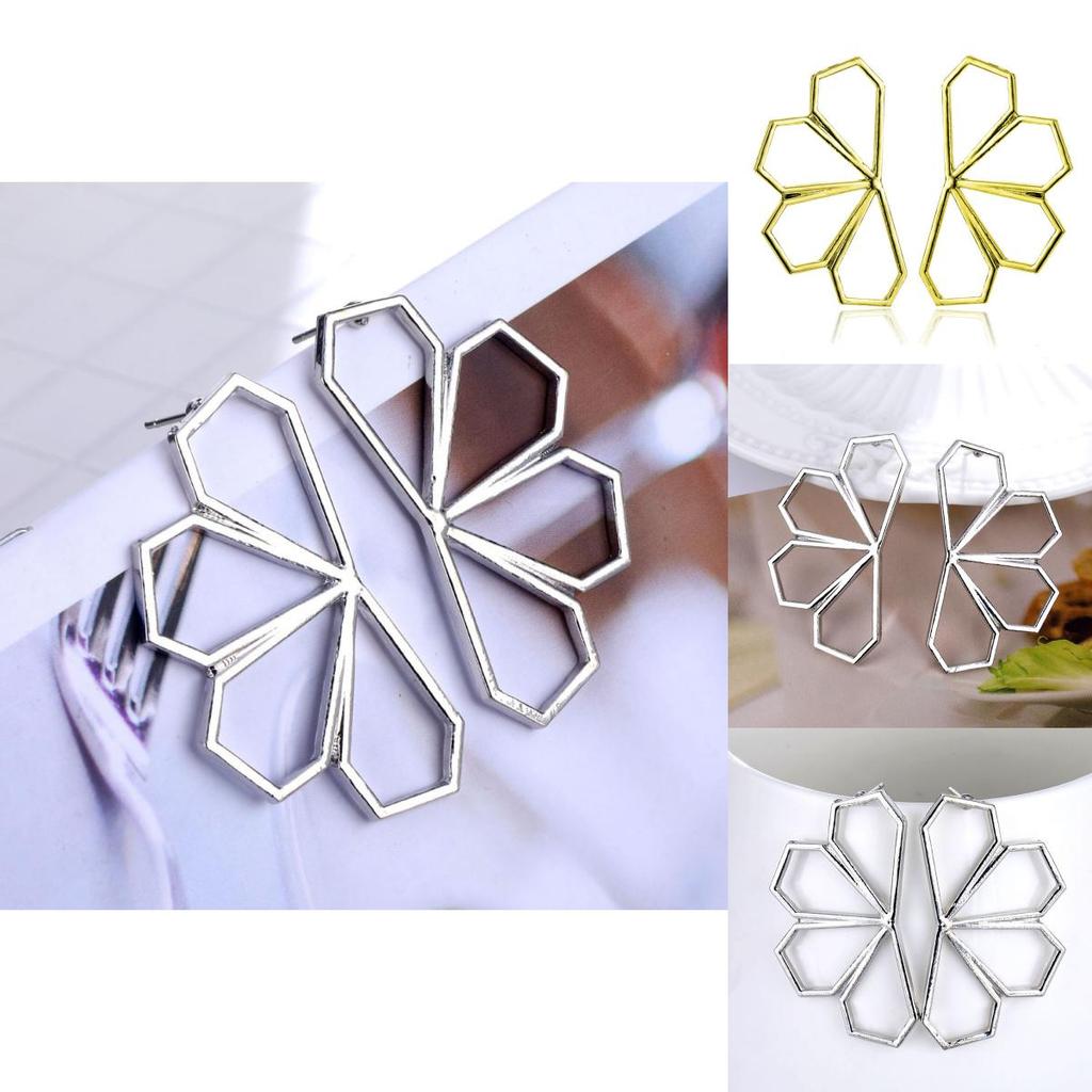 Fashionable Minimalist Geometric Design Earrings Perfect For Street Style