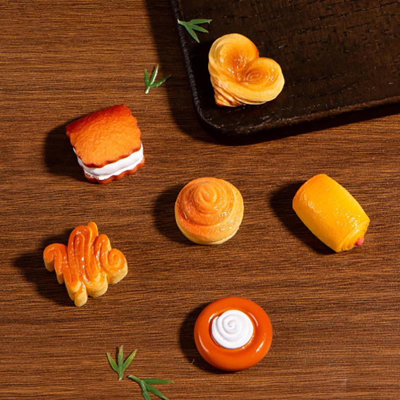 Kitchen Food Toy Simulation Kitchenware Play Diy Emulated Chocolate Cake Bread Biscuits Tableware Decoration Children Kid Toy
