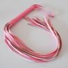 Pink 50cm long tails whips Delicate Leather Paddle spank For Couples Sex Toys Adult Games Spanking slave For Couples