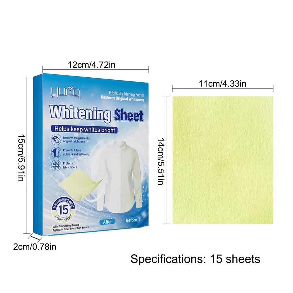 

Spot Cleaner For Clothes 15 Pieces Brightening Tablets Fragrance Fabric Stain Remover For Cotton Coat White Shirt Towel Pant 2box